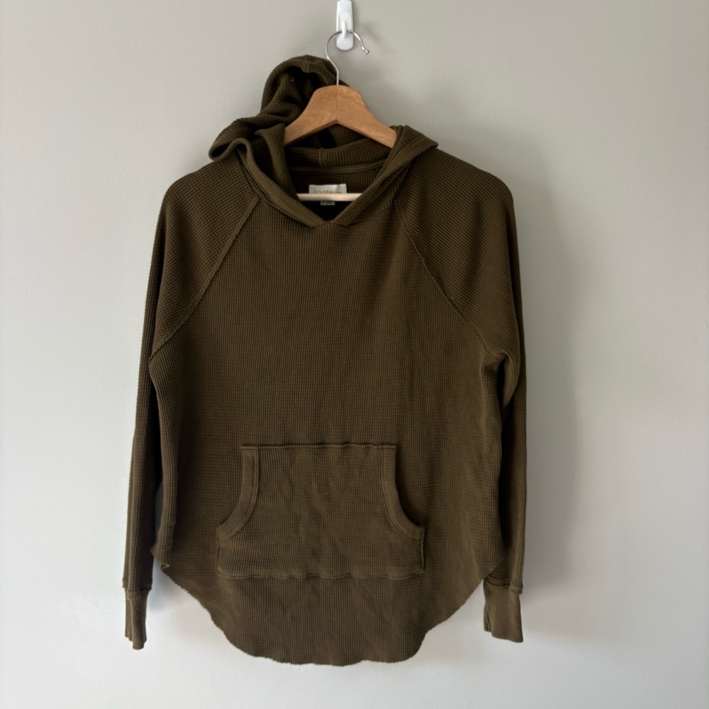 Aritzia Golden by TBA Waffle Hoodie